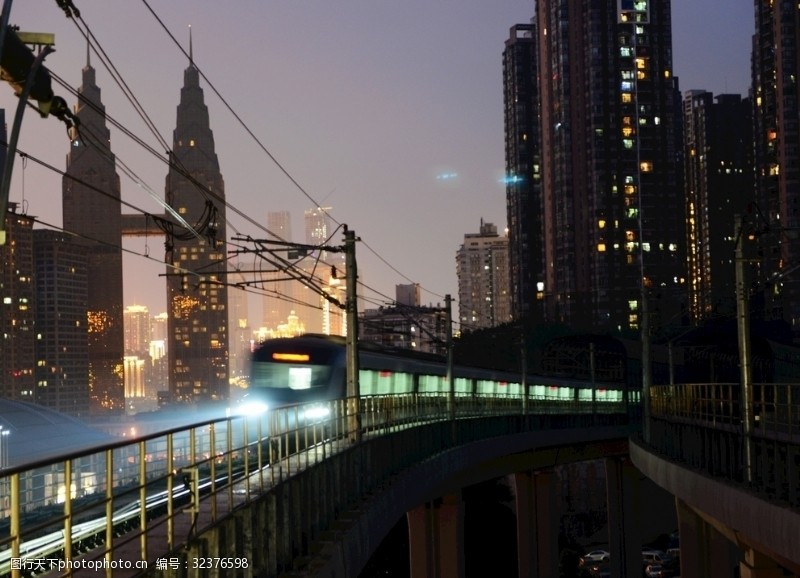 重庆城市风光3D网红轻轨