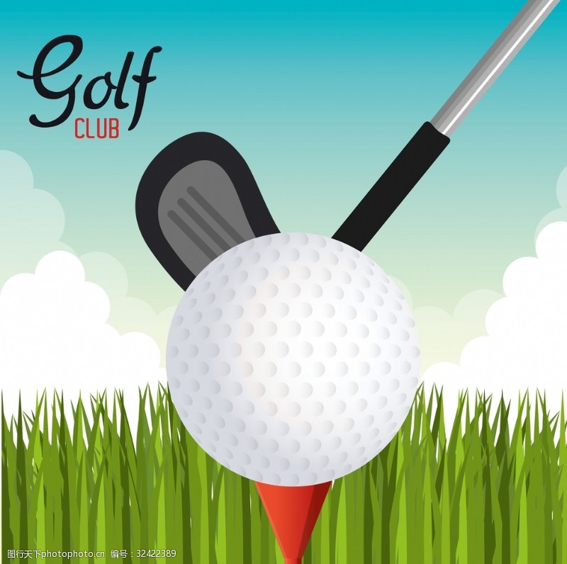 高尔夫海报宣传高尔夫