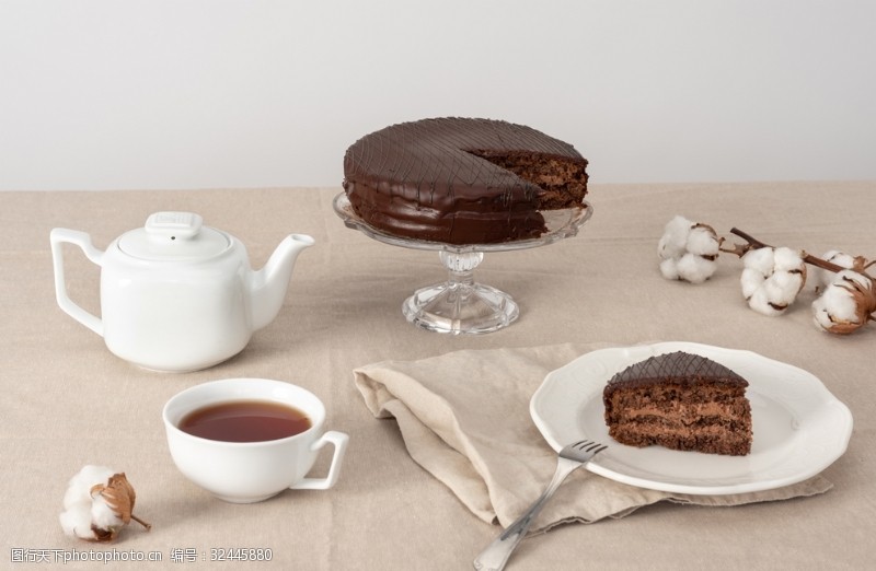 红茶巧克力夹心蛋糕