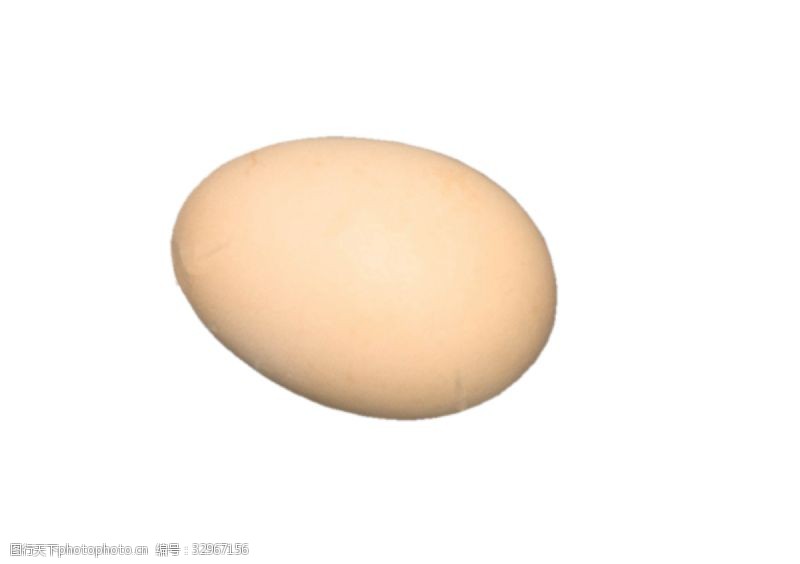 一个鸡蛋光滑圆润的鸡蛋png素材