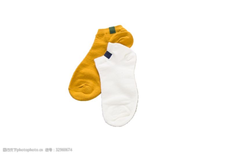 韩版潮流黄色白色袜子矮桩时尚