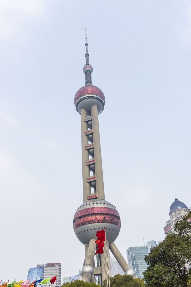 千库原创上海标志性建筑东方明珠摄影