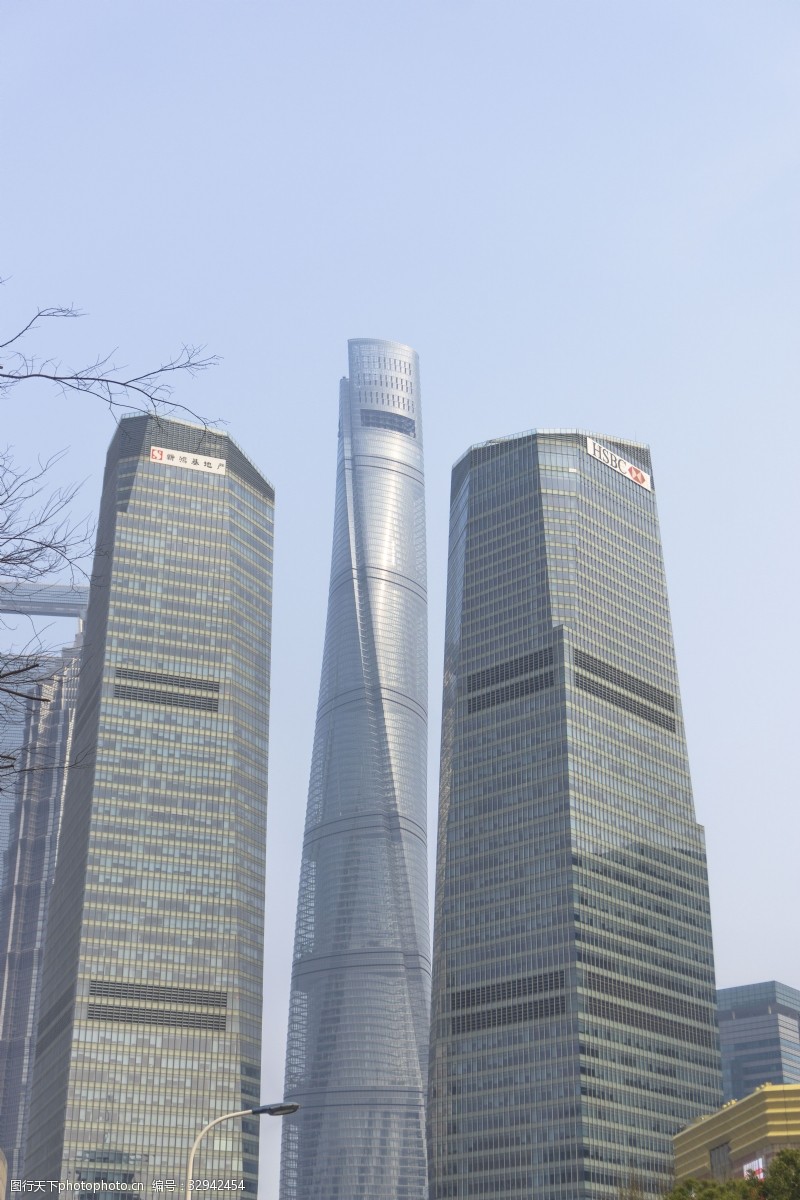 千库原创上海城市建筑风景摄影