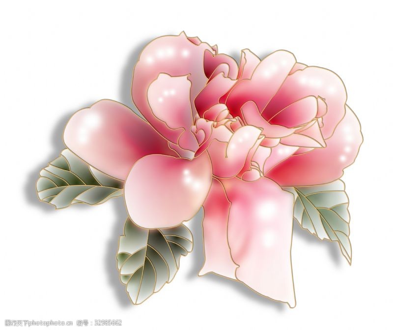 牡丹花艺术节张扬的粉色牡丹花