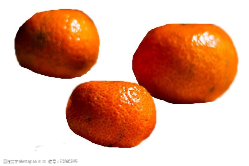 健康食物新鲜水果橘子可口