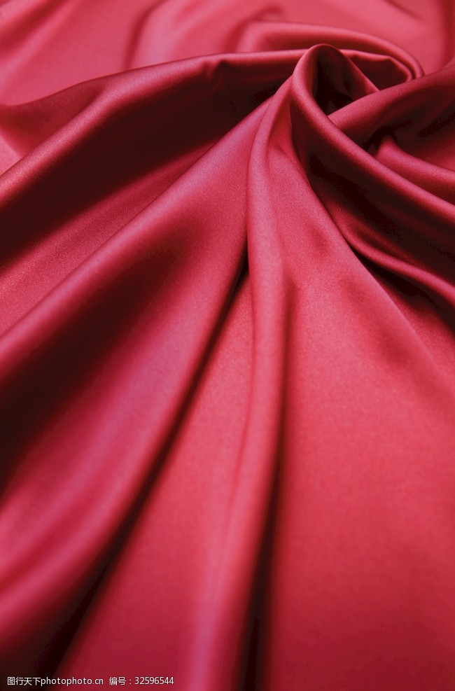 红色科技背景丝绸背景