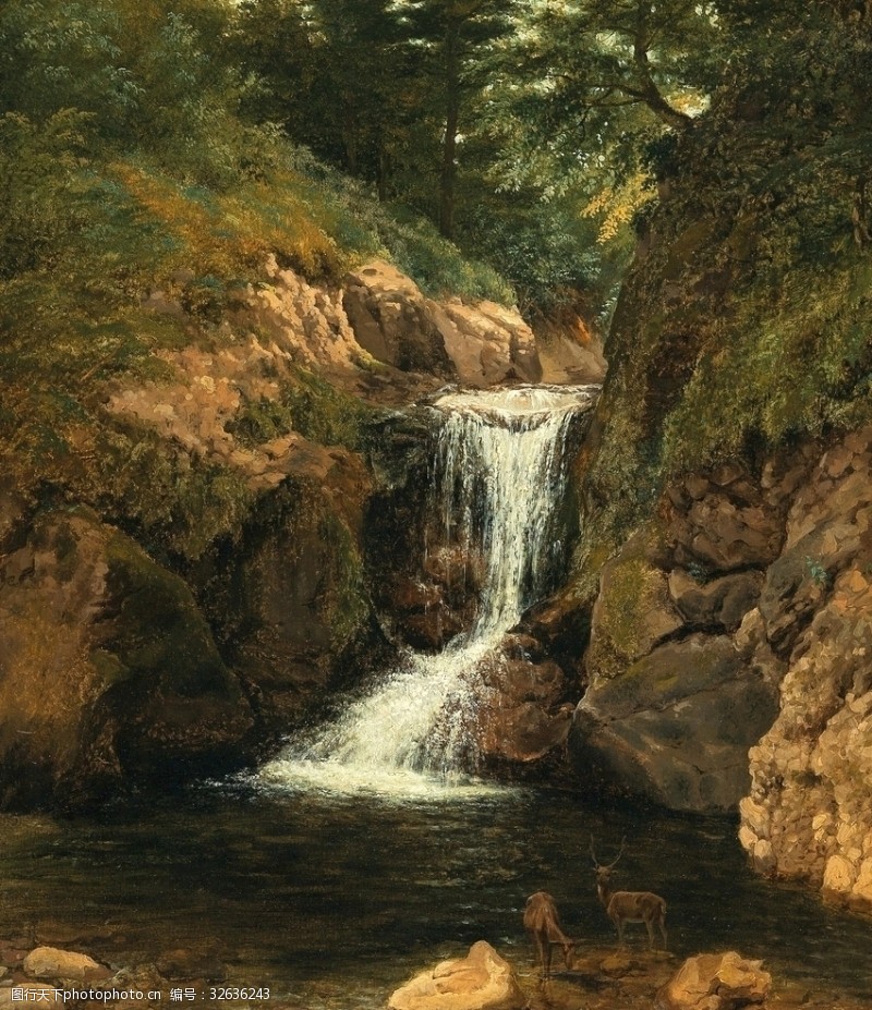 19世纪油画弗里德里希183戈尔曼183乌姆克雷斯
