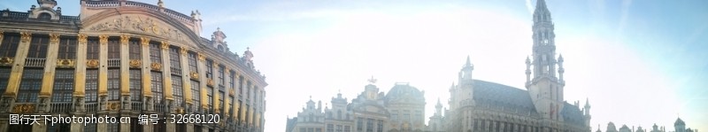 欧洲城市欧式建筑广场
