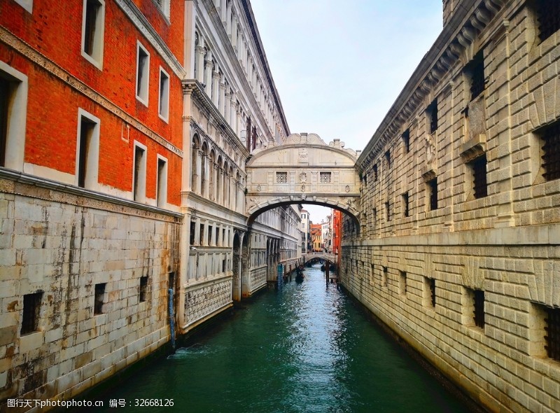 欧洲城市威尼斯叹息桥