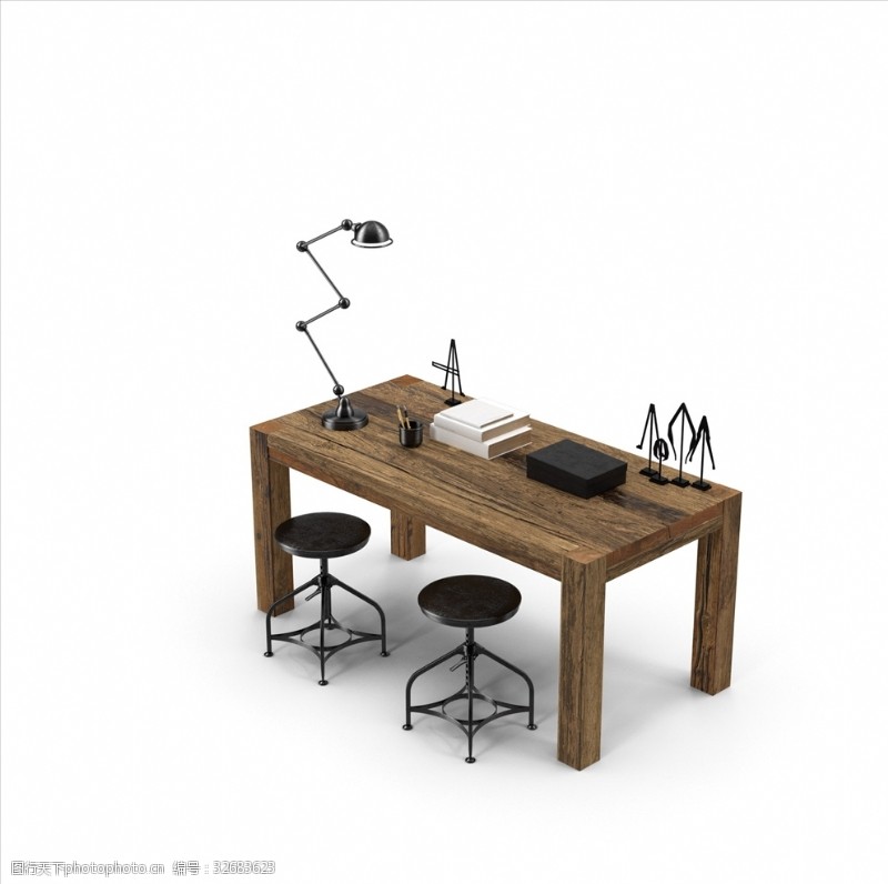 会议室3D桌子模型