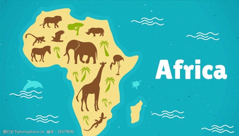map非洲动物地区