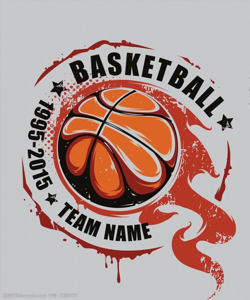 球队队徽篮球队的标志