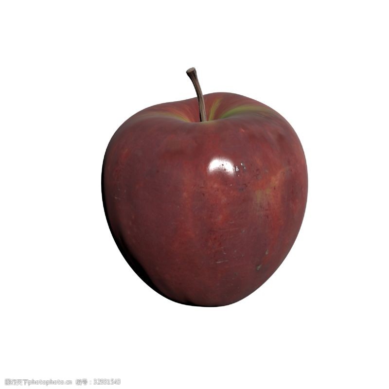 apple一个通红的大苹果