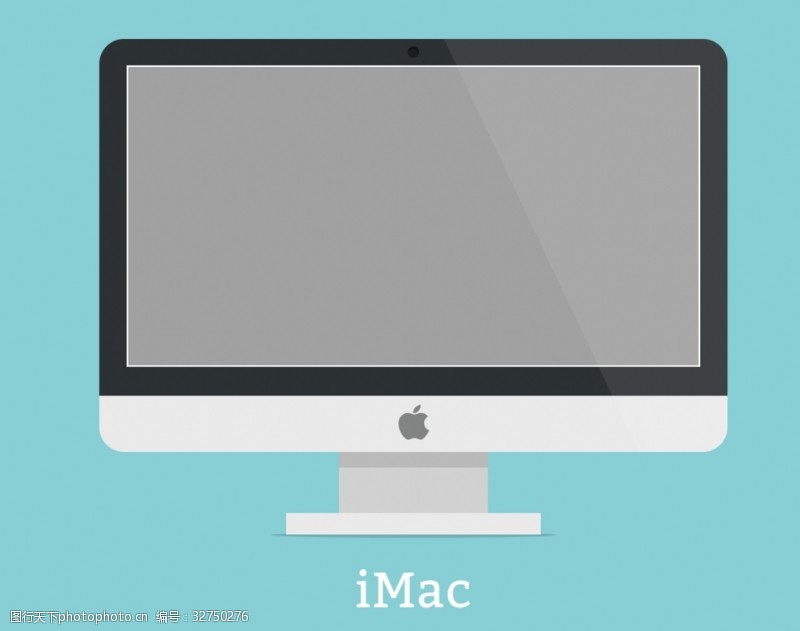 apple显示屏手提电脑样机屏幕样