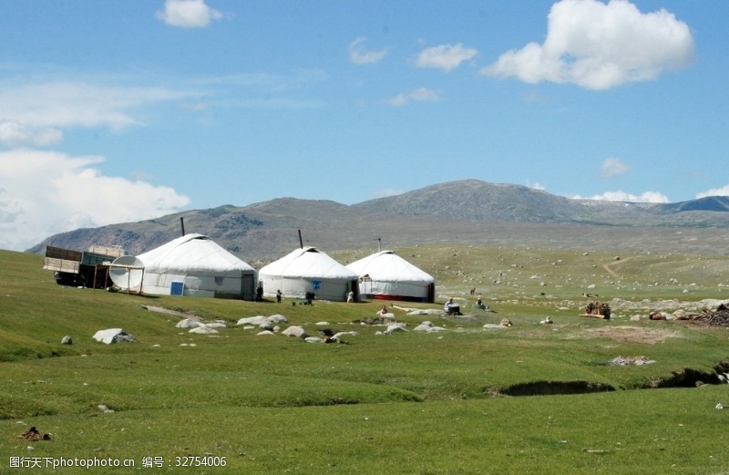 游牧民族蒙古包
