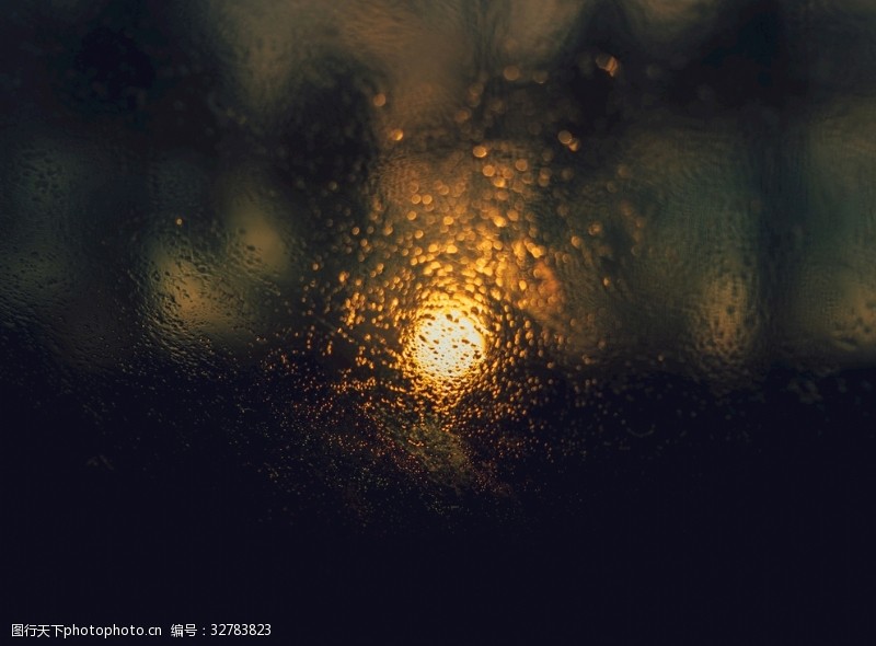 雨滴背景玻璃