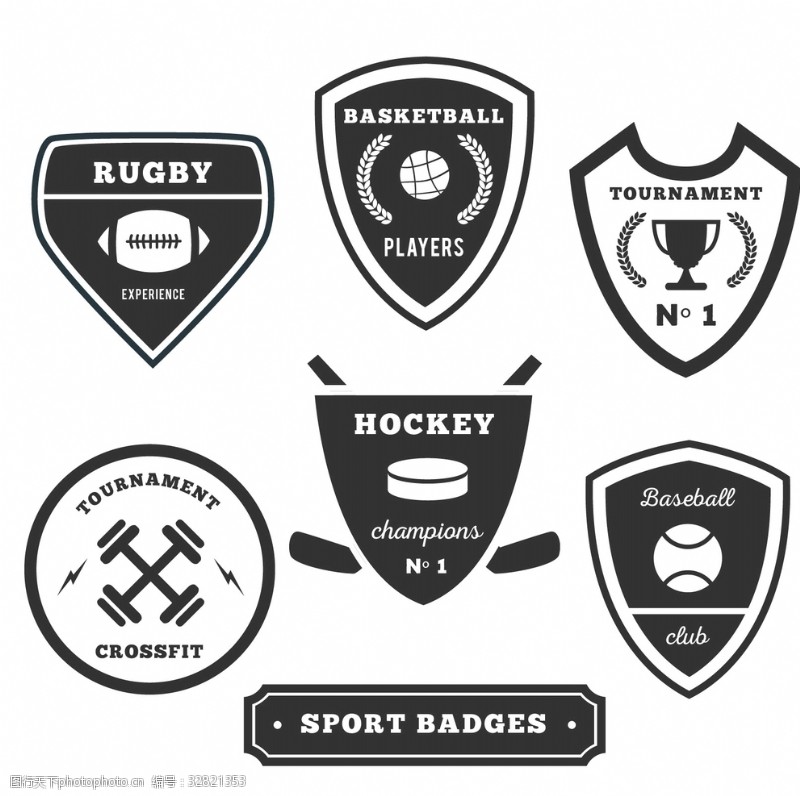 国徽体育足球徽章