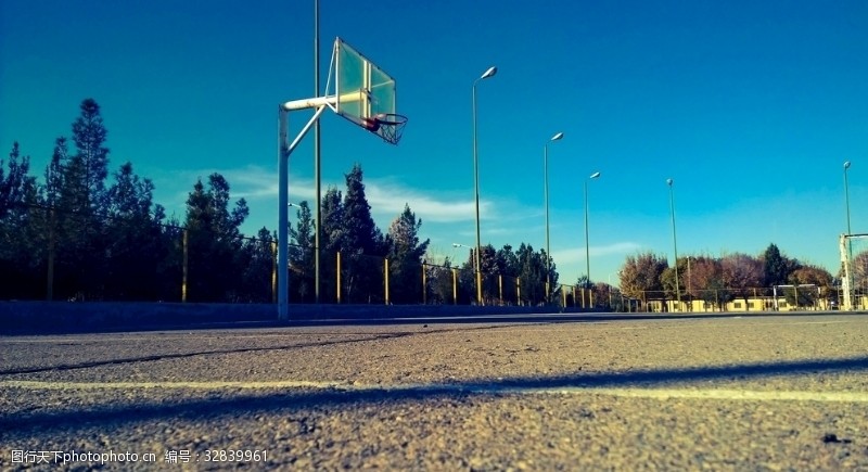 体育比赛打篮球篮球公园篮球场