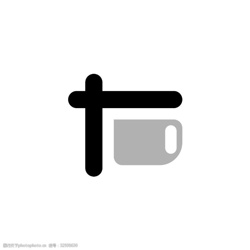 卡通创意网站卡通黑灰色咖啡机图标