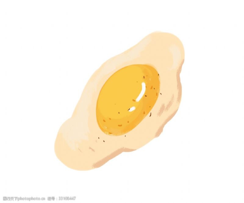 一个鸡蛋一个煎鸡蛋