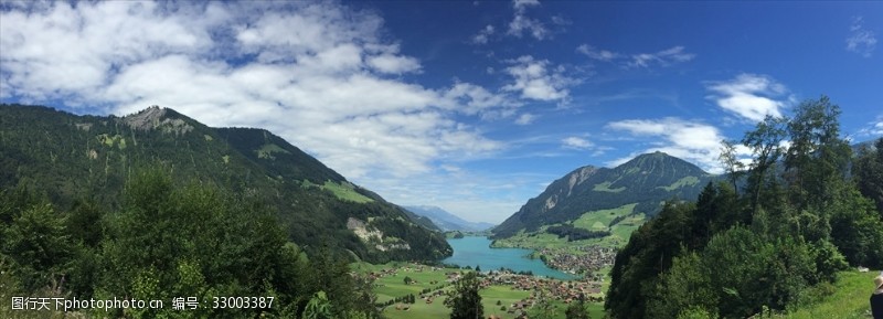 瑞士风光瑞士蓝天白云琥珀风光