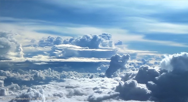 高清视频实拍素材云层之上的天空