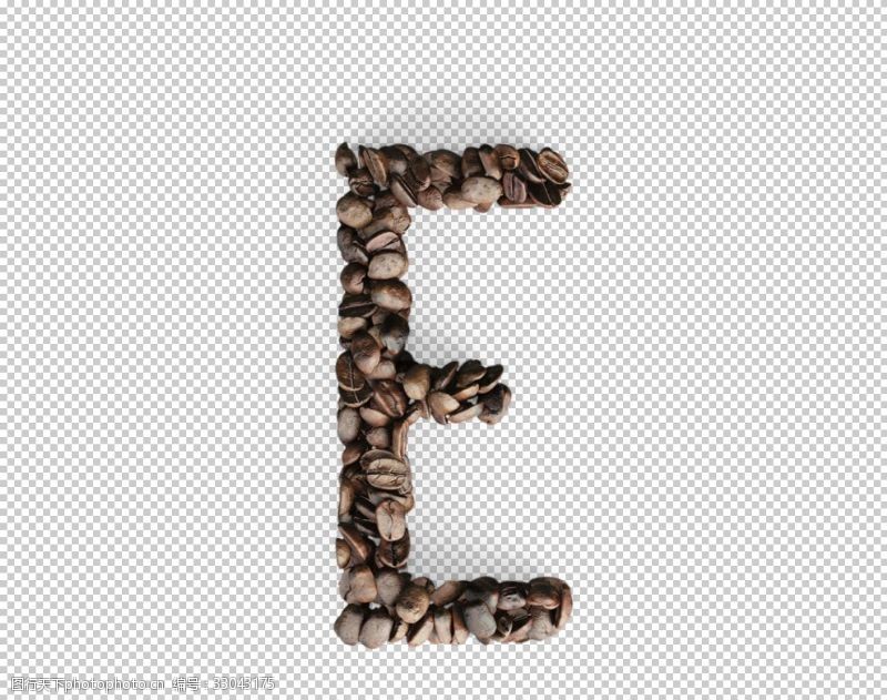 杂粮店咖啡豆字母