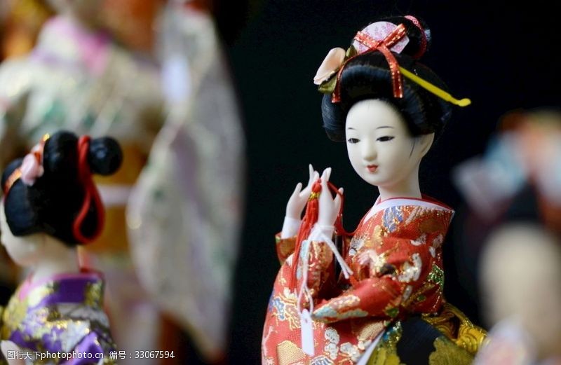 3d模型下载3D日本和服娃娃