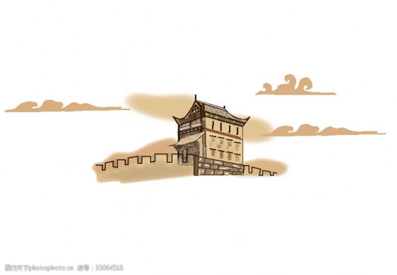 中式造型房屋