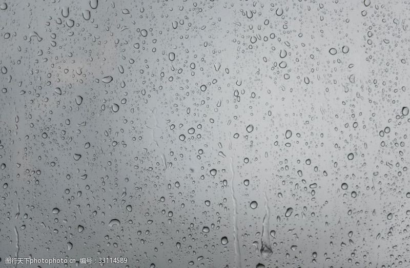 雨滴背景雨天的窗