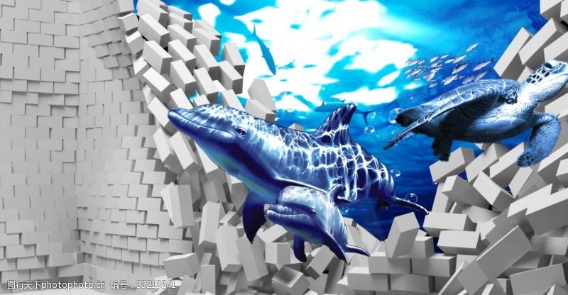 海洋背景3D海底世界