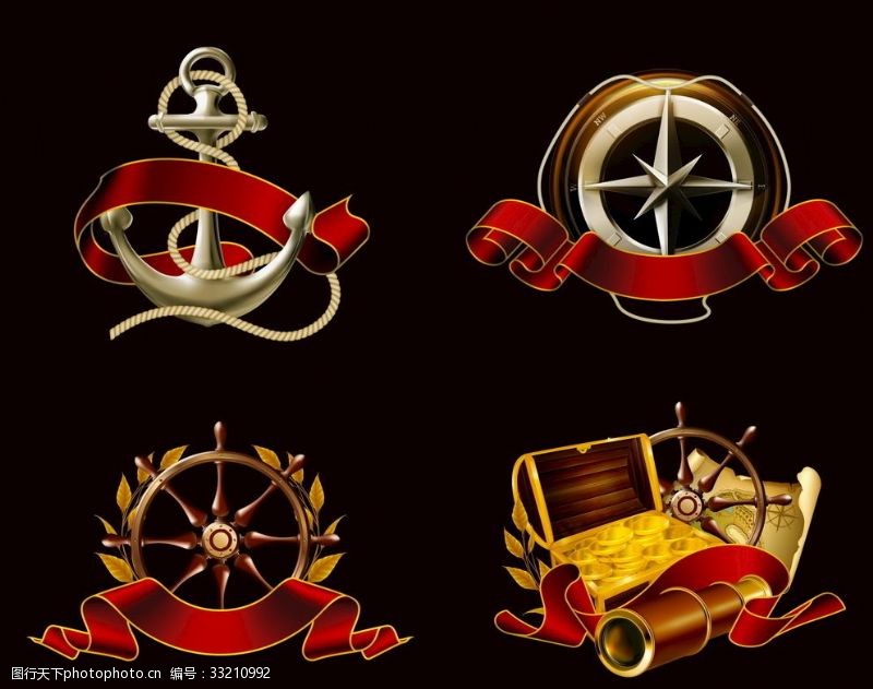 船桨海盗素材