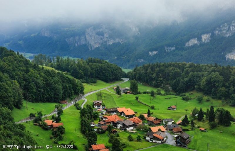 瑞士旅游景点瑞士湖光山色