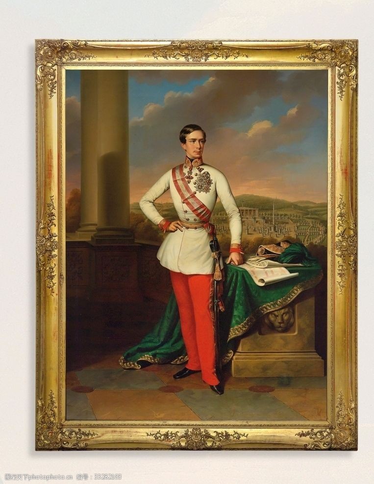 19世纪油画弗朗茨约瑟夫一世