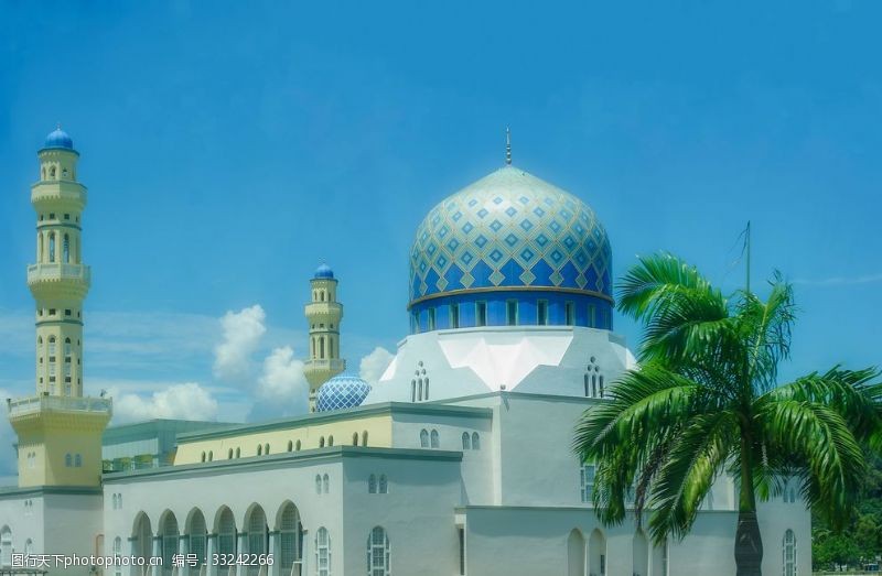 广州旅游景点马来西亚沙巴水上清真寺