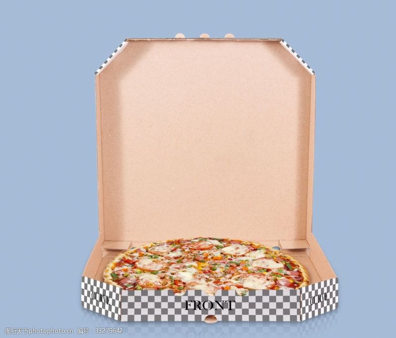 外卖披萨pizza包装样机
