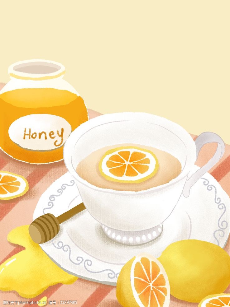 奶茶店展架蜂蜜蜜柚子茶