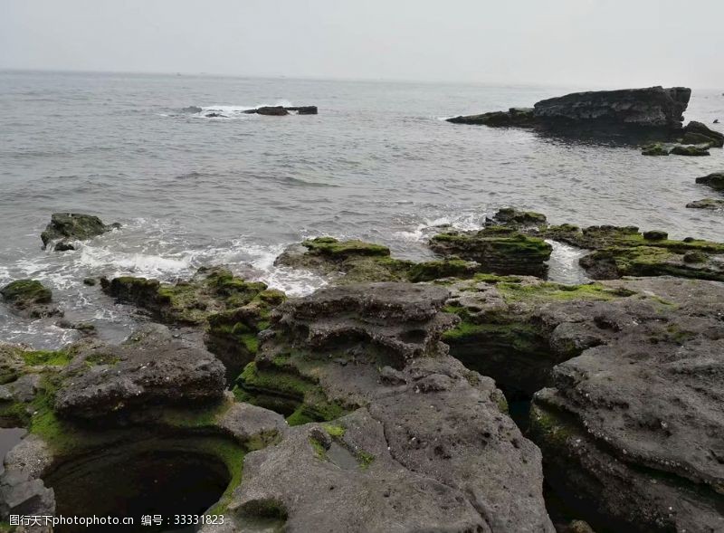 沉积岩涠州岛海蚀洞