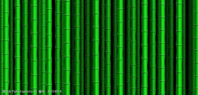青翠绿叶素材矢量竹子素材背景