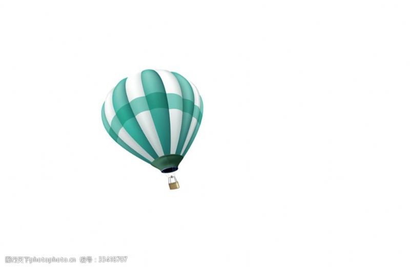 热气球PNG图