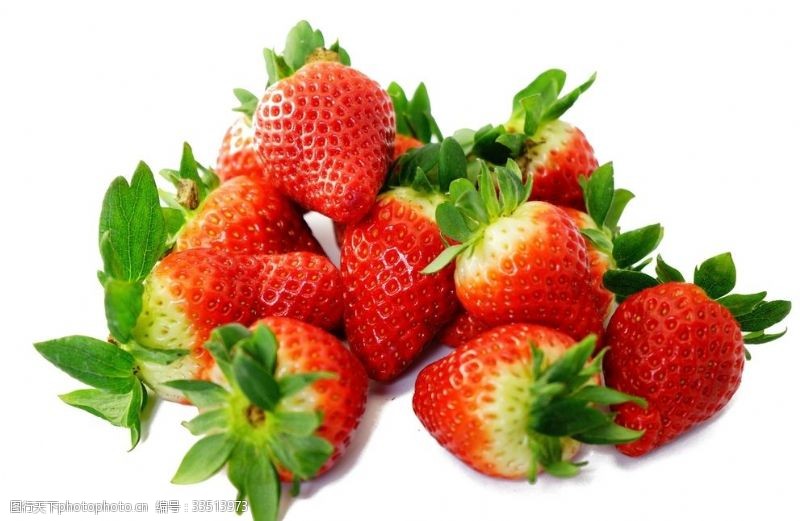 绿色蔬菜展架素材草莓
